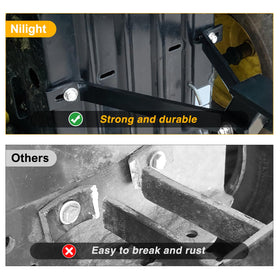 Note: some models may require drilling for alignment with Nilight hitch