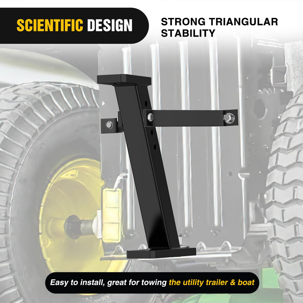 Nilight hitch packaging content includes main body and hardware