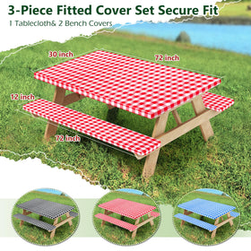 Nimalpal classic checked pattern adds style to outdoor meals