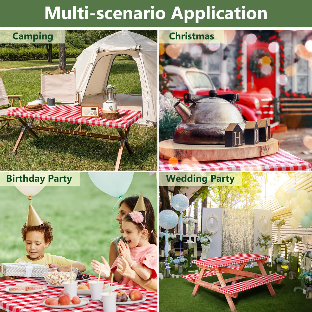 Nimalpal elastic corners secure the covers in breezy outdoor conditions