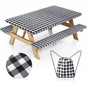 Nimalpal picnic table cover 72x30 protecting surfaces during outdoor meals.
