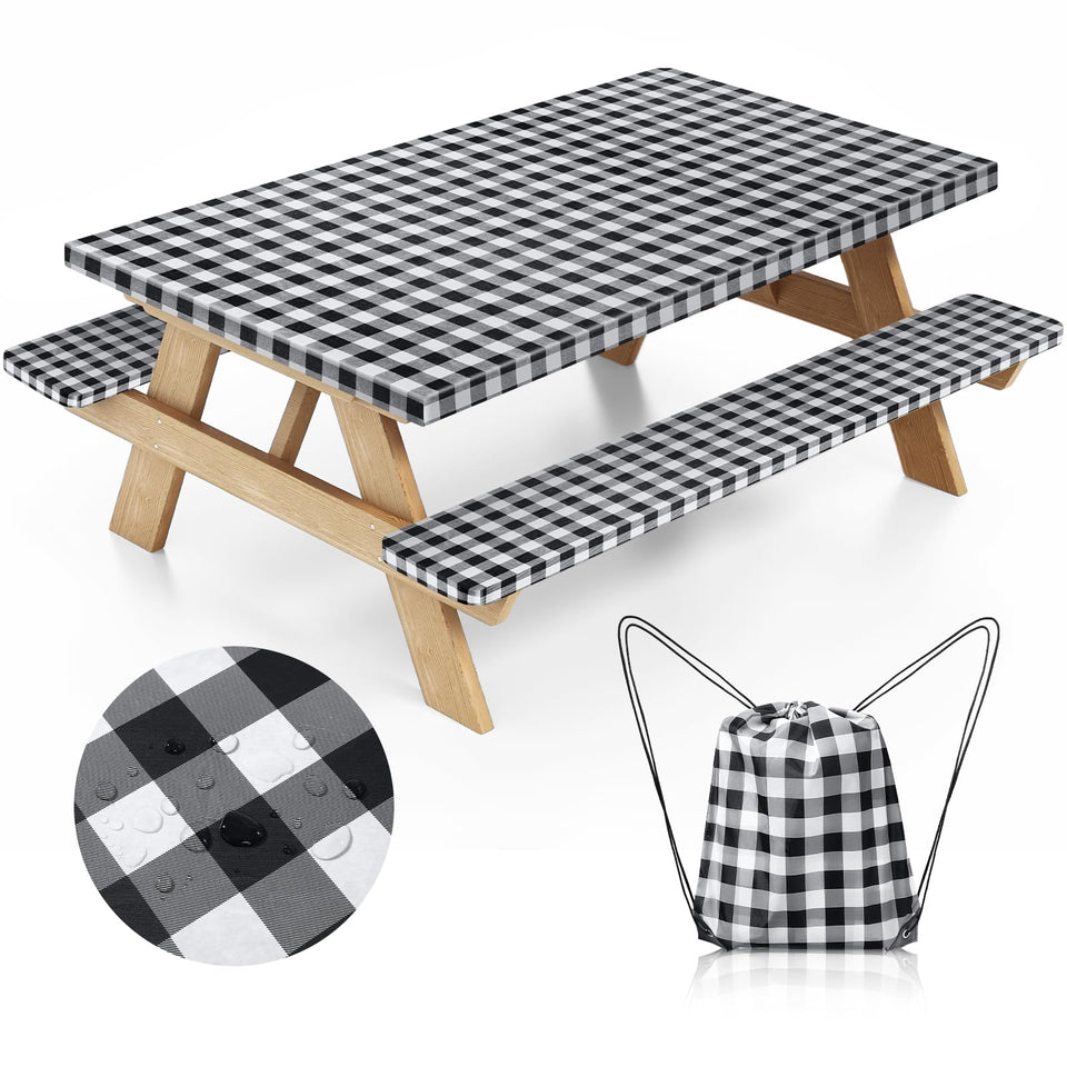 Nimalpal picnic table cover 72x30 protecting surfaces during outdoor meals.