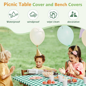 Nimalpal elastic corners secure the cover against wind.
