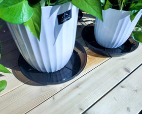 NIMYAU clear drip tray for pots simplifies water management.