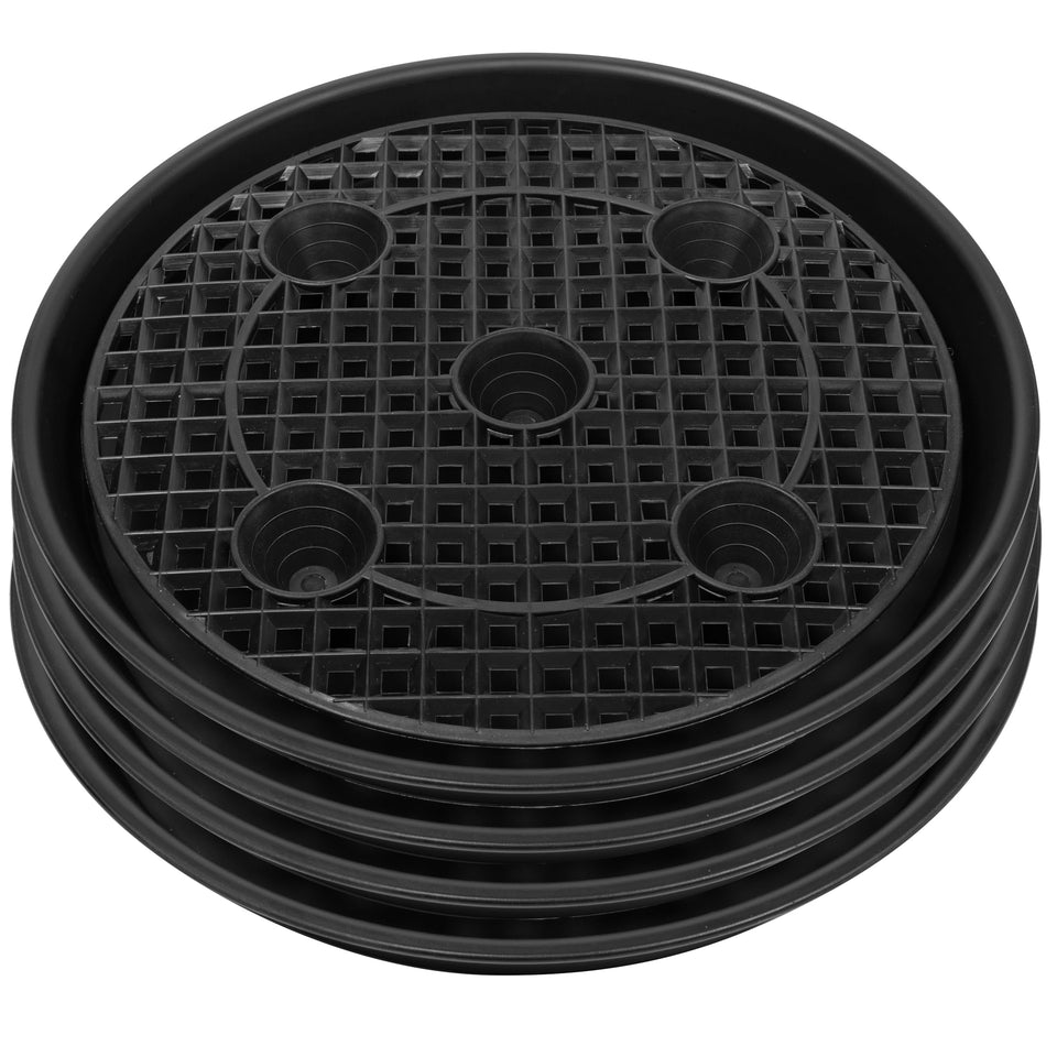 NIMYAU plant saucer stand 13 inch elevates pots for improved airflow and drainage.