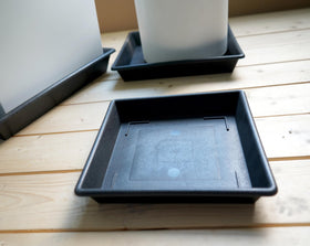 NIMYAU square saucer 14-inch tray for larger containers