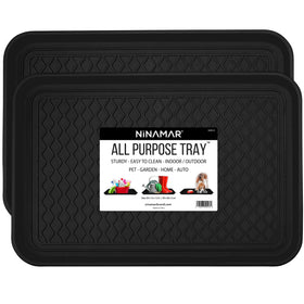 NINAMAR Boot Tray holds two pairs of boots, keeping the entryway organized.