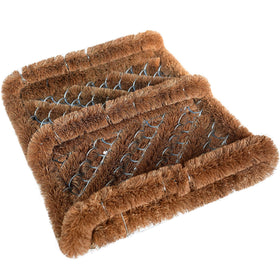 NINAMAR natural coir boot scraper door mat cleans dirt at the entrance and keeps floors clean