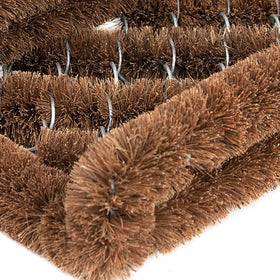 NINAMAR natural coir boot scraper door mat with modern design suits any entryway