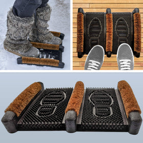 NINAMAR mud-scrubber mat helps keep mess outside your home.