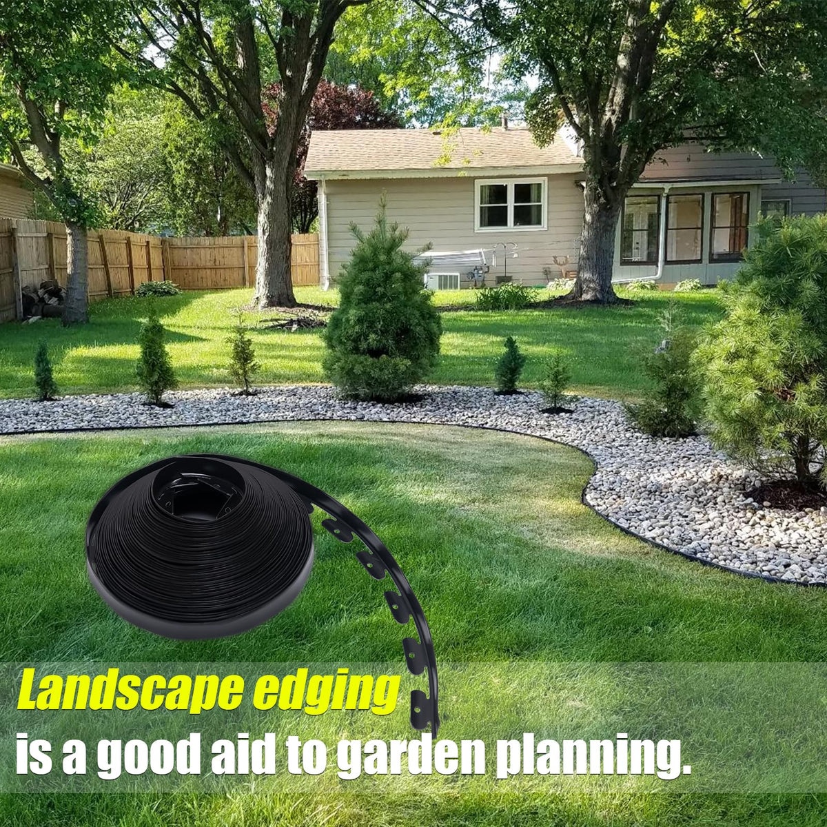 9TH SHOP DIY garden edging kit ready for quick setup