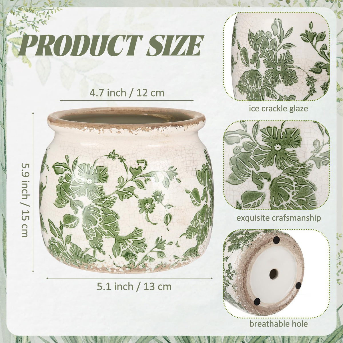 Ninehaoou crackle glaze close-up highlights textured finish for antique-inspired decor