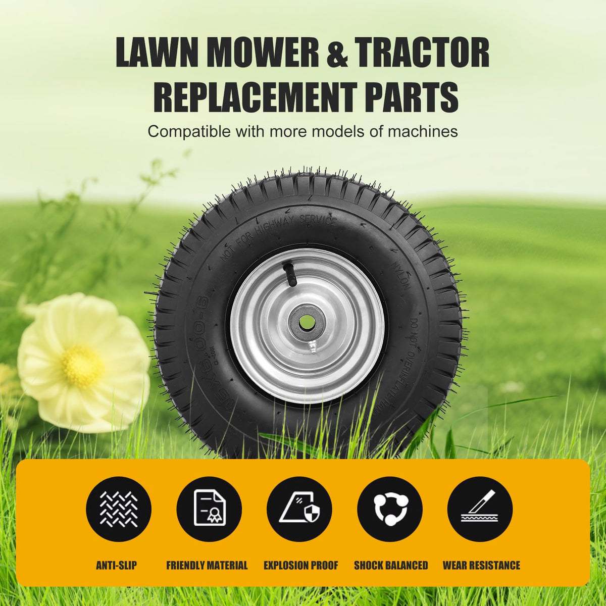 Compatibility with John Deere 100 series on NING SHUO 15x6.00-6 tires