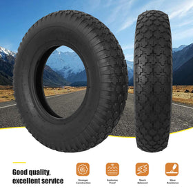 NING SHUO premium rubber wheel, puncture and blast resistance.