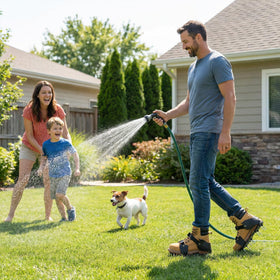 NINGO portable lawn aerator kit for easy, on-the-go lawn care.