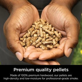 Ninja Woodfire pellets crafted for performance with uniform size.