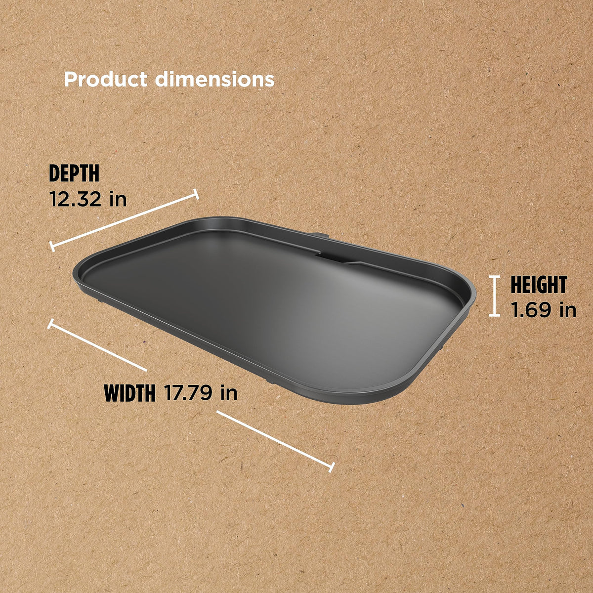 Ninja Woodfire Premium Griddle Plate compatible with OG800 and OG900 for quick swaps.
