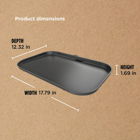 Ninja Woodfire Premium Griddle Plate compatible with OG800 and OG900 for quick swaps.