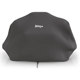 Ninja Woodfire Premium Outdoor Cover closeup shows durable fabric and weather protection.