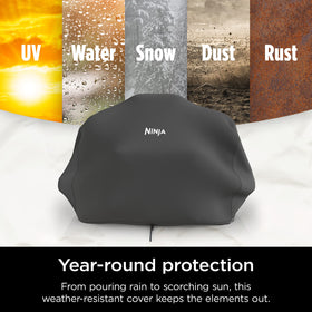 Ninja Woodfire Premium Outdoor Cover includes one cover for year-round protection.