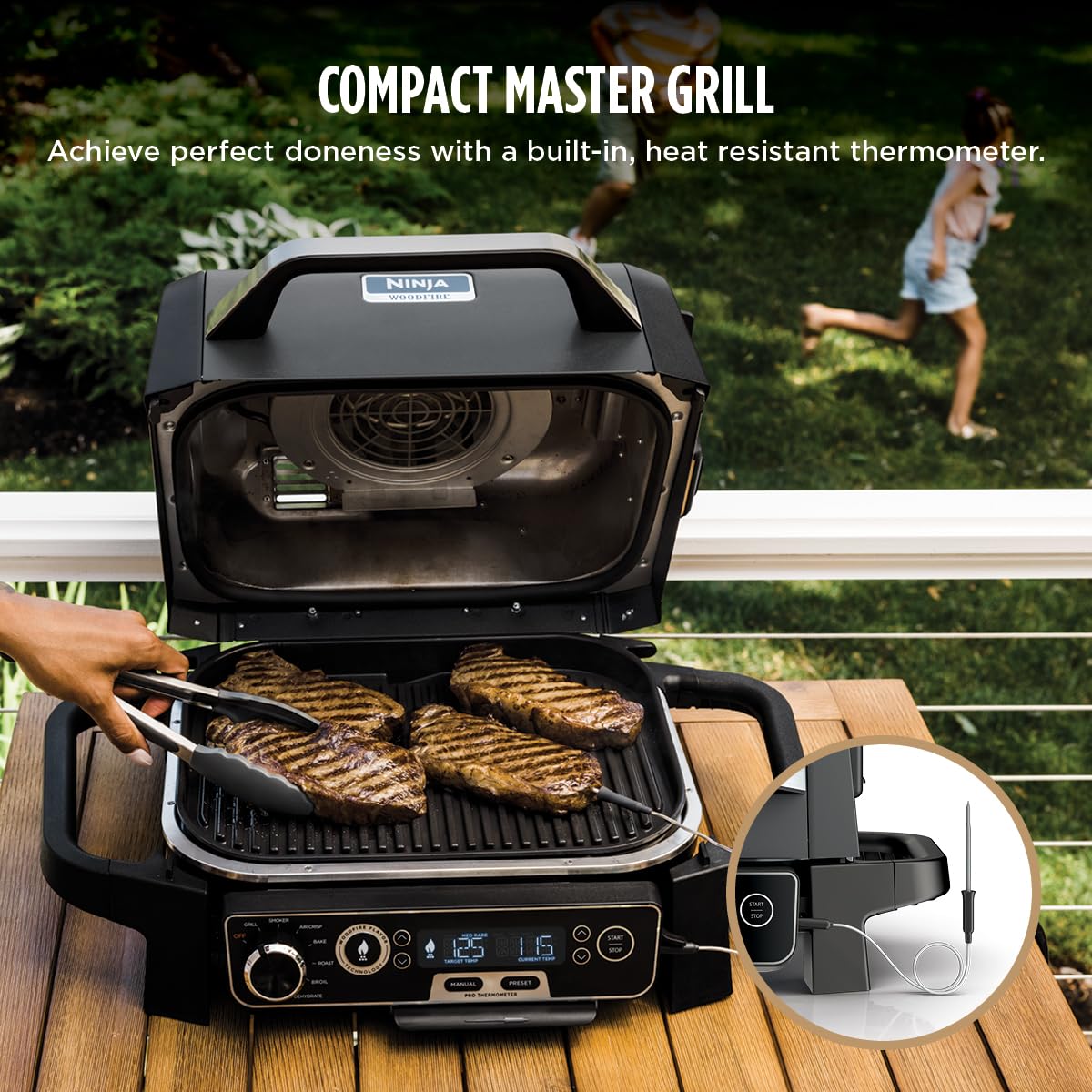 Ninja Woodfire Pro pellet scoop and packs for convenient smoky flavoring