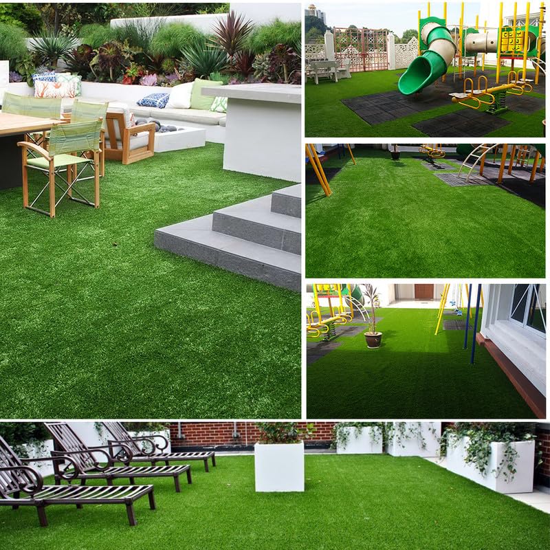NINXANG eco-friendly artificial grass; no watering or mowing needed.