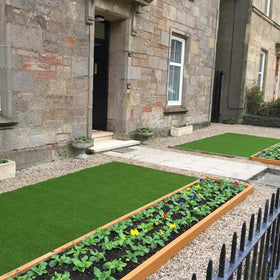 NINXANG grass carpet for balcony; creates cozy, low-maintenance outdoor ambiance.