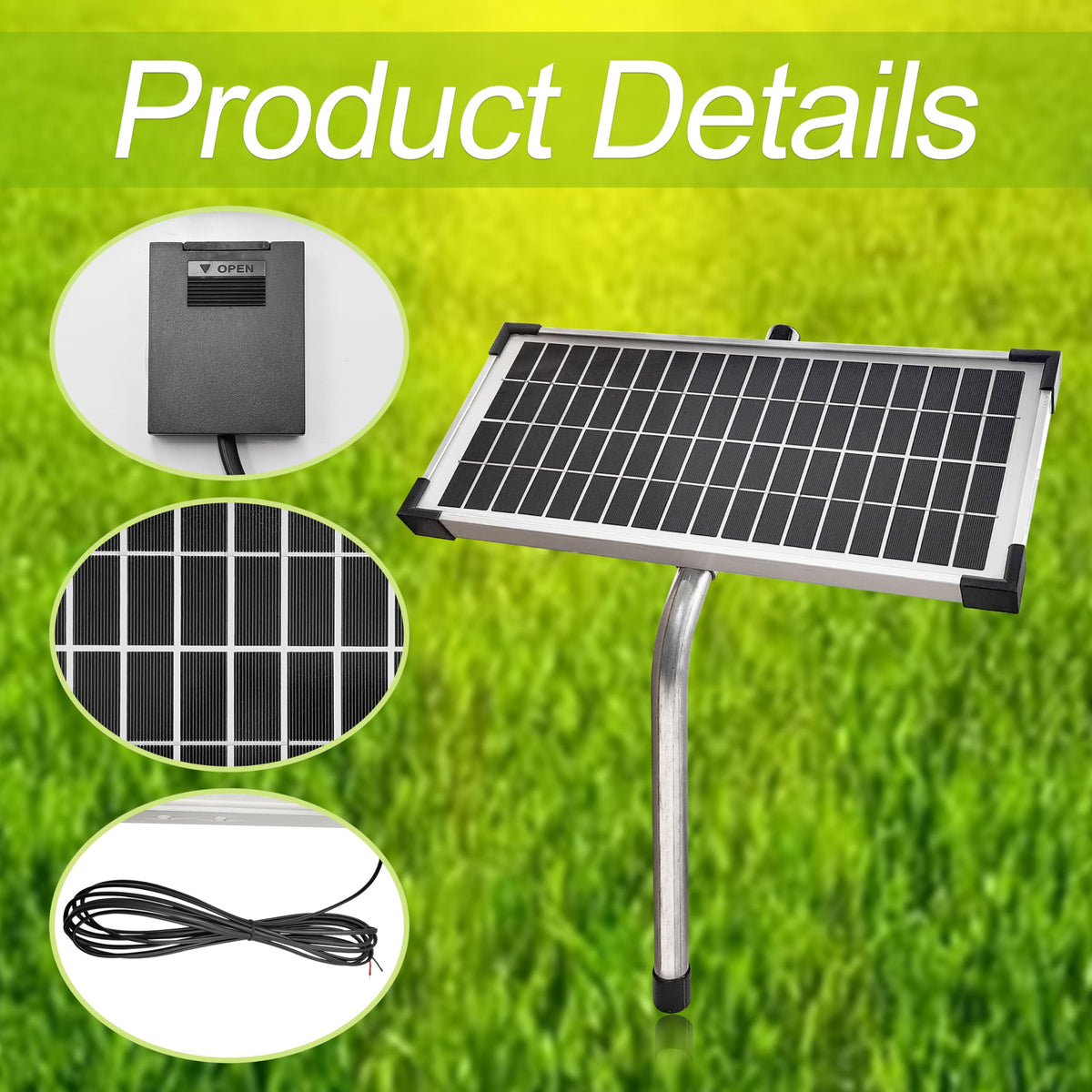 NipponAsia FM123 included accessories: bracket, clip, connectors, and wire