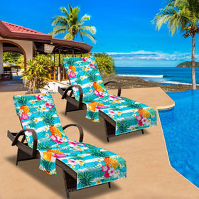 NISDOING towel cover with four corner straps secures the chair.
