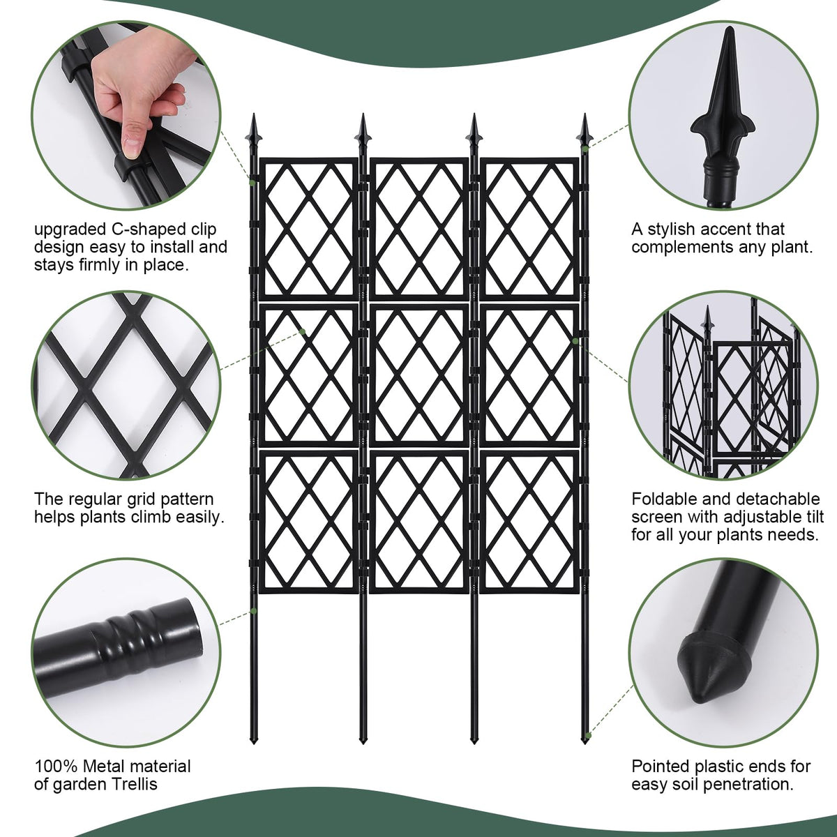 Nisoger 16mm tubing closeup highlights robust construction and weather resistance.