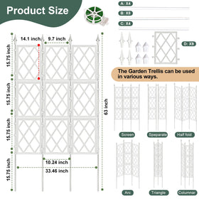 Nisoger garden trellis easy tool-free assembly joints for quick setup