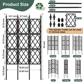 Nisoger trellis joint detail showcases rust-resistant connections for lasting stability.