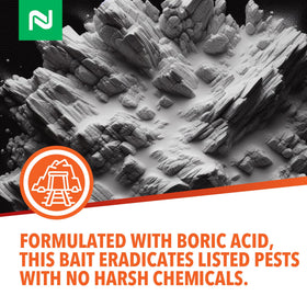 Nisus Niban boric acid formula disrupts pest digestion safely