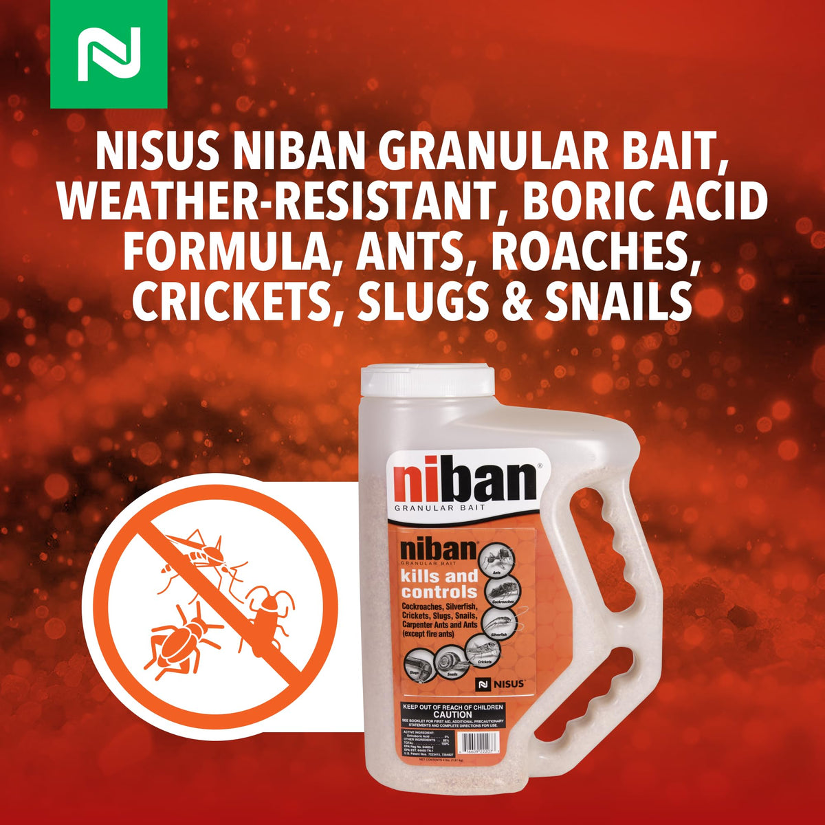 Nisus Niban bait attracts multiple pests for consistent control