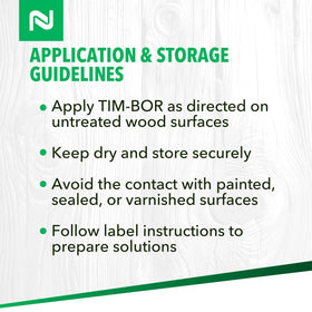 Nisus Tim-Bor Professional foam application reaching hidden voids for thorough treatment.
