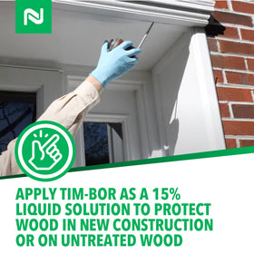 Nisus Tim-Bor Professional reaches wall voids for concealed pest control and protection.