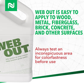 Nisus Web Out Cobweb Eliminator spray-mist demonstrates quick indoor application