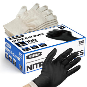 Nite Grip BBQ Gloves Kit packaging shown for grilling prep
