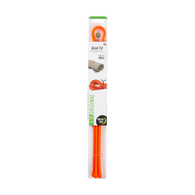 Nite Ize Gear Tie 32-inch orange two-pack keeps cords neatly organized.