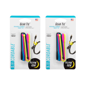 Nite Ize Gear Tie cord-wrapping close-up for tidy cables