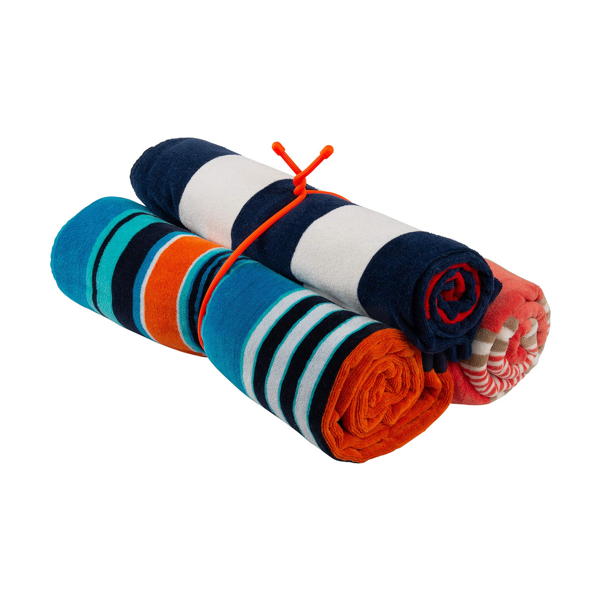 Dog leash or outdoor gear stays looped securely with Gear Tie.