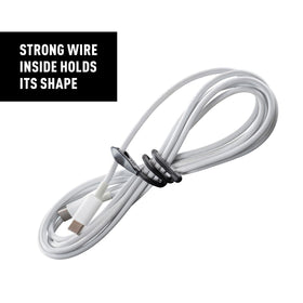 Nite Ize Gear Tie rubber exterior for durable all-weather use