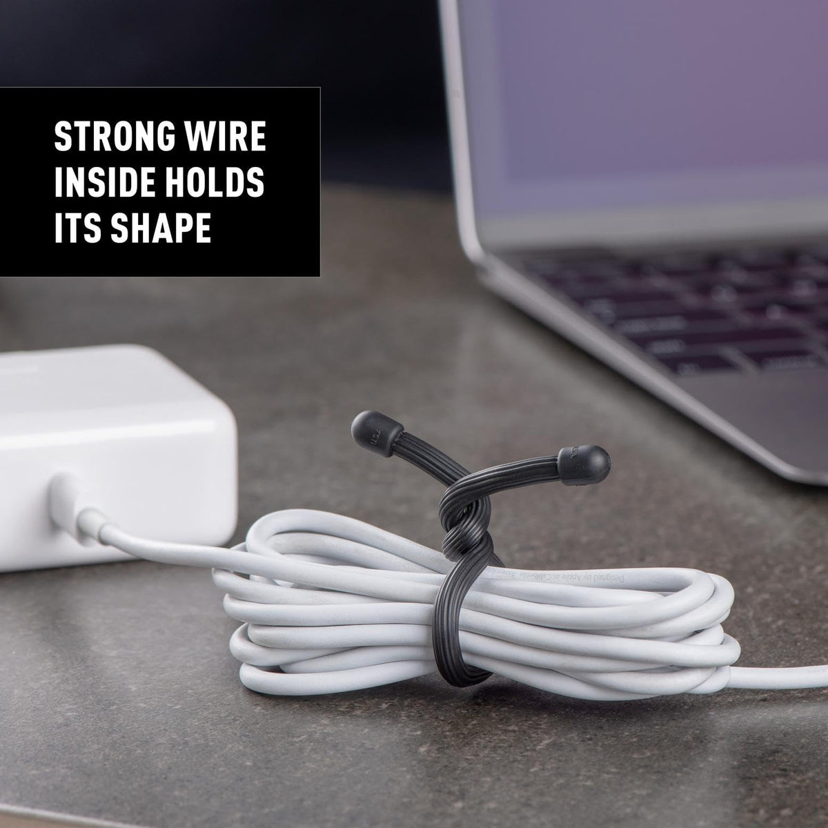 Nite Ize Gear Tie 6-inch helps organize cords, headphones, and small gear