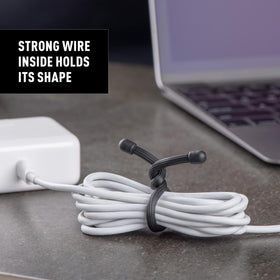 Nite Ize Gear Tie 6-inch helps organize cords, headphones, and small gear