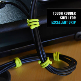 Nite Ize Gear Tie 6-inch is waterproof and UV resistant for lasting use