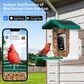 Niuberber IP65 waterproof design protects feed from weather