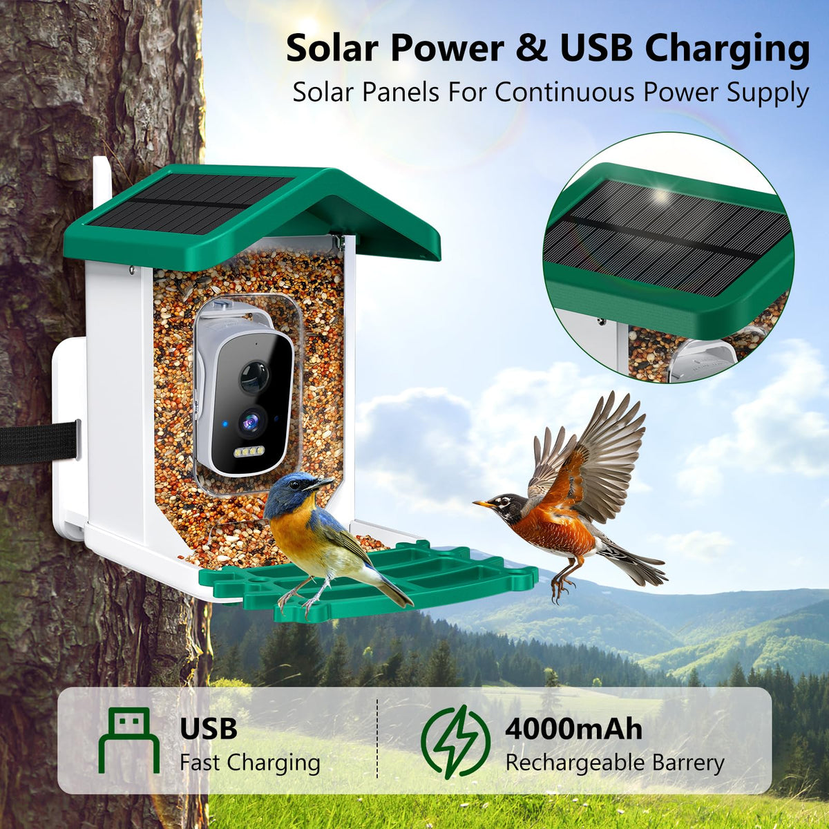 Niuberber outdoor garden gift idea for bird lovers