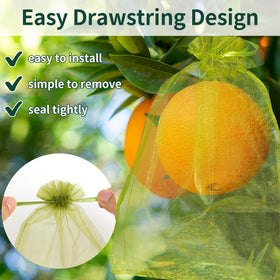 NIUBIER breathable mesh bag lets sunlight and air reach fruit