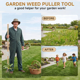 Ergonomic Niulight handle reduces fatigue during long weeding sessions