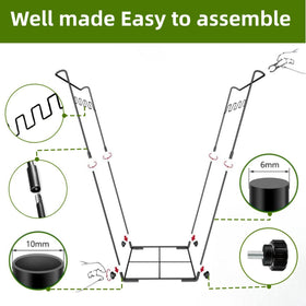 Niurui sturdy metal stand delivers durable outdoor performance.